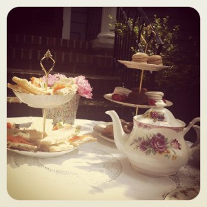 Vintage garden tea party