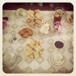Vintage Tea Party set up